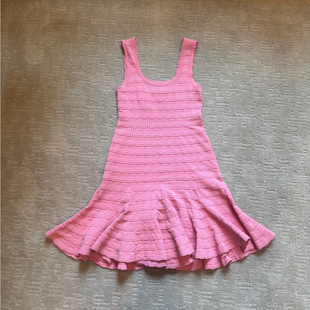 LoveShackFancy Pink Ruffled women’s Dress